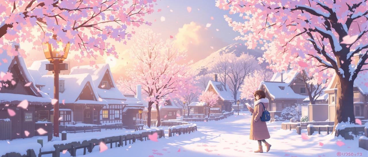 日本樱花动漫 - 雪国的春日来信